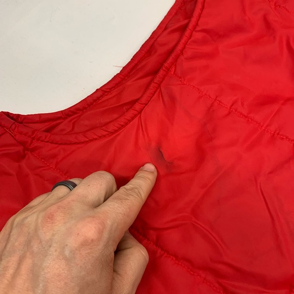 VTG 80s 90s Chalk Line Coca Cola Red Puffer Vest - Picture 5 of 7